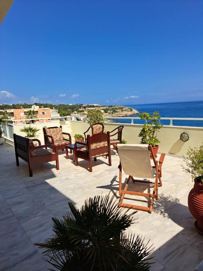 Seaview Flora'S Luxury Apartment-300Meters From The Beach Rétino Exterior foto