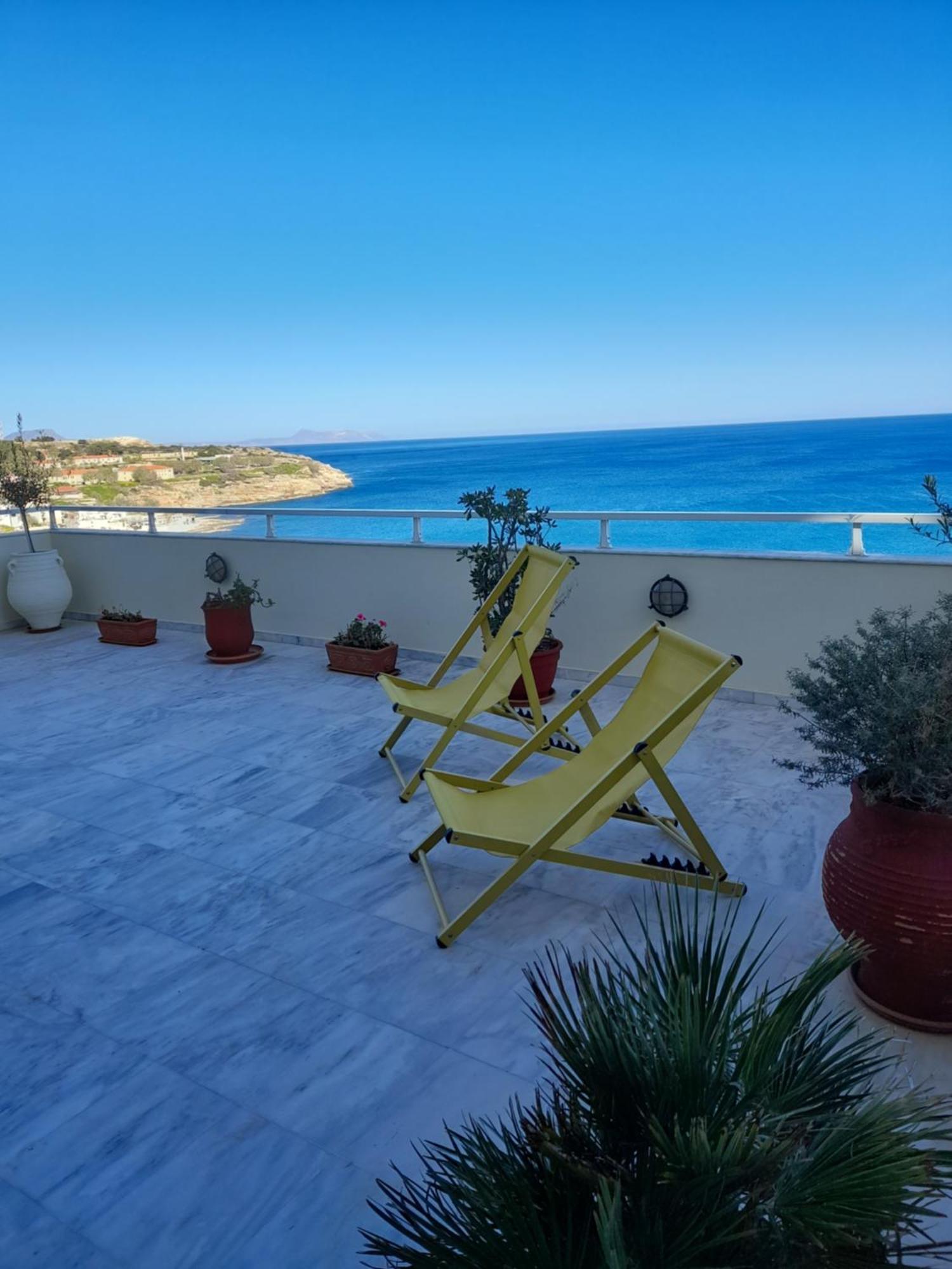 Seaview Flora'S Luxury Apartment-300Meters From The Beach Rétino Exterior foto